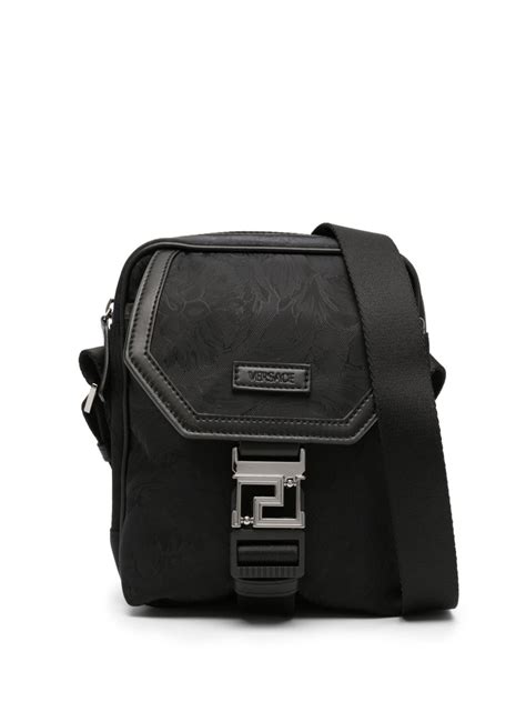 versace changing bag black|farfetch Versace crossbody bags.